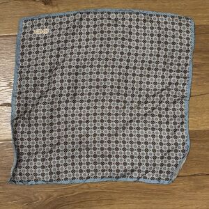 ETON Geometric Silk Pocket Square